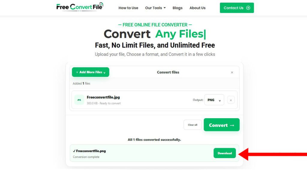 Convert JPG to PNG File